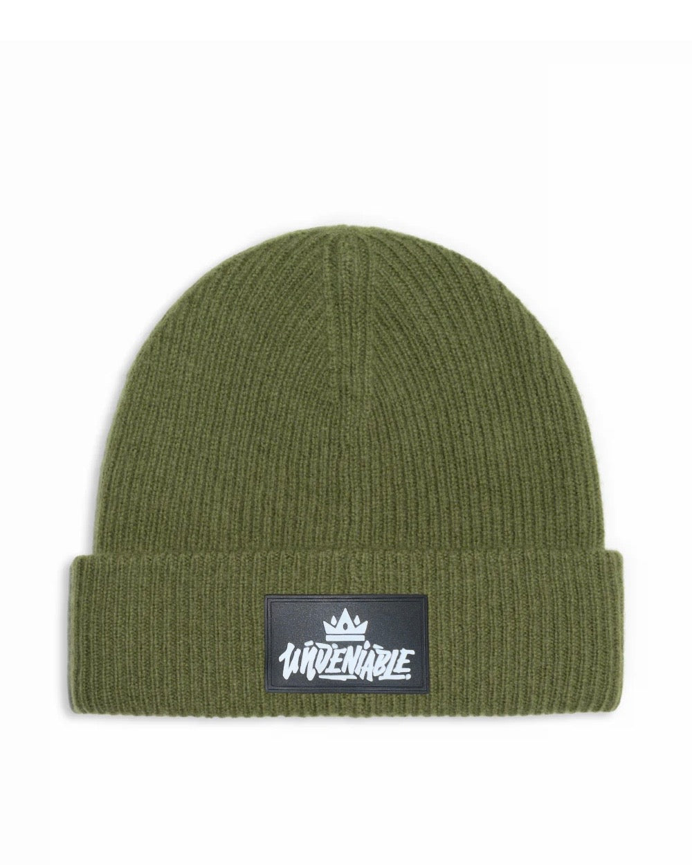 Cashmere Wool Beanie- Green